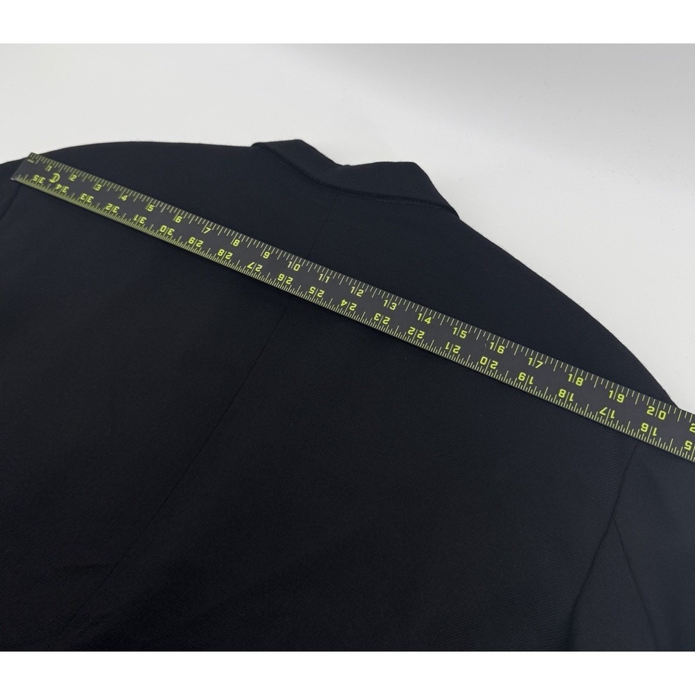 Arnold Brant Loro Piana Cashmere Cloud Solid Black Three Button Blazer 40L - Picture 6 of 9